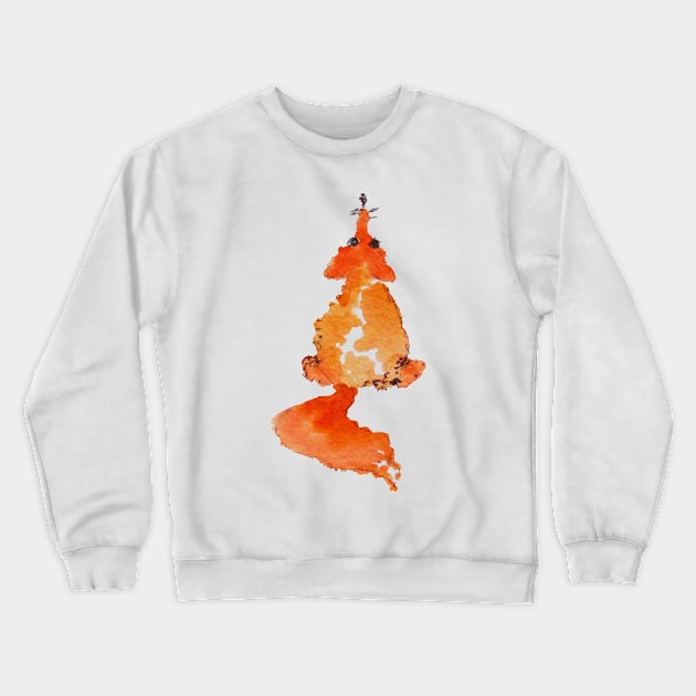 Fox Crewneck Sweatshirt by Kuhtina